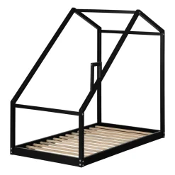 Clearance Sweedi - House Bed with Chimney for Baby - Black Cribs & Mattresses|Cribs & Mattresses