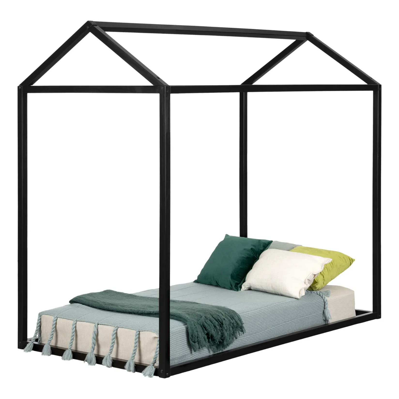 Sale Sweedi House Bed - Black Twin, Full & Queen Beds