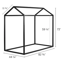 Sale Sweedi House Bed - Black Twin, Full & Queen Beds