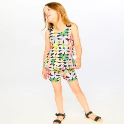 Shorts & Bermuda>Deux par Deux Sweet Flowers Short 7-10 Pink