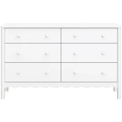 Storage Furniture>Babyletto Swell 6 Drawers Assembled Dresser- White