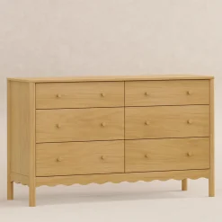 Swell 6-Drawer Assembled Dresser - Honey Storage Furniture