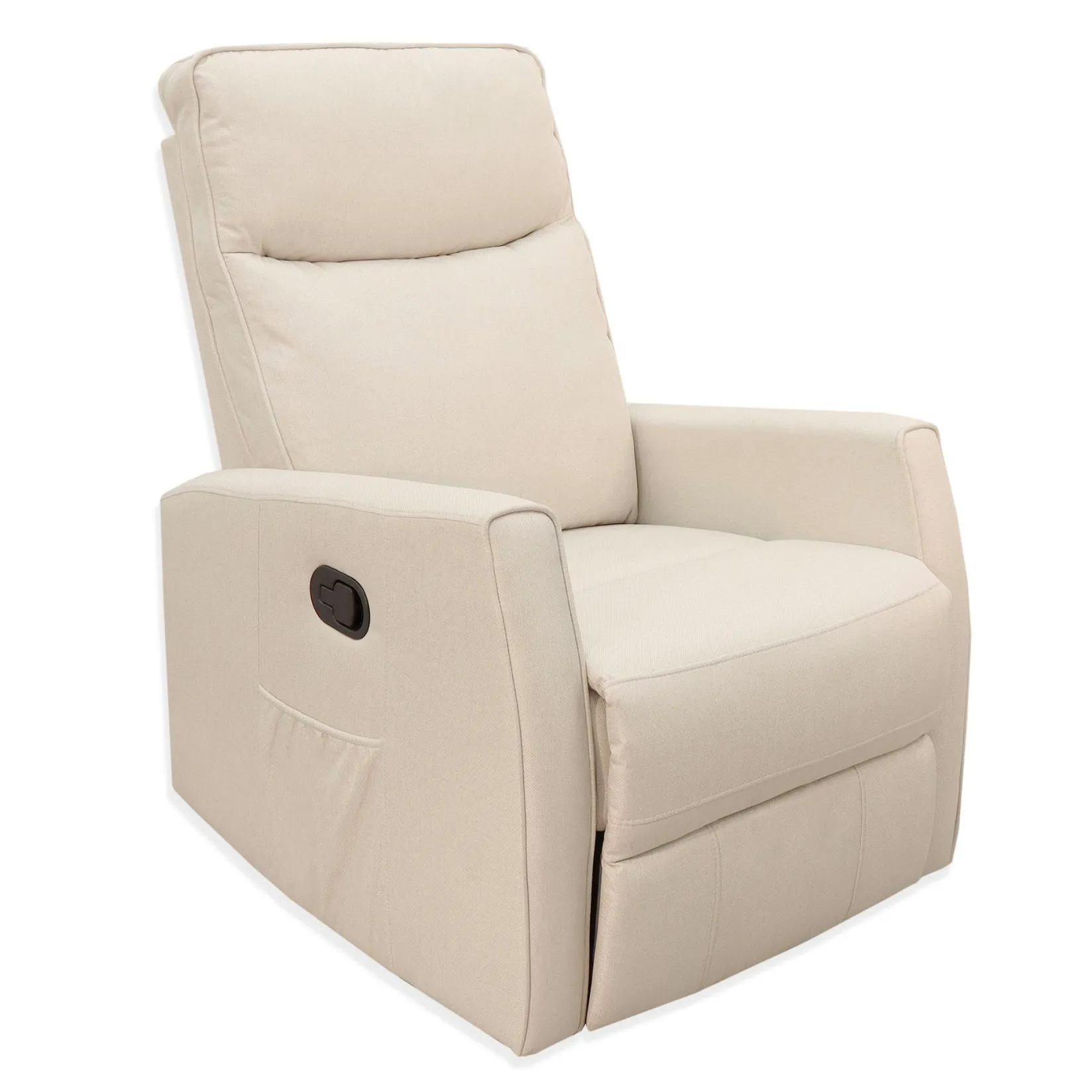 Hot Swivel Reclining Rocking Chair - Beige Tweed Gliders & Rocking Chairs|Gliders & Rocking Chairs