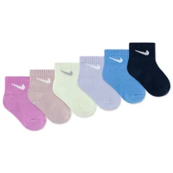 New Swoosh Ankle Socks (6) 2-4 Kids Socks|Underwear & Socks