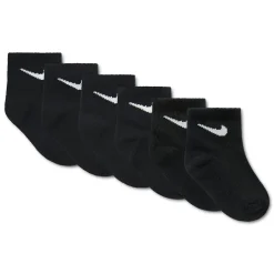 Socks|Underwear & Socks>Nike Swoosh Ankle Socks (6) 2-4 Black