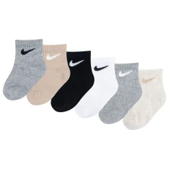 Hot Swoosh Ankle Socks (6) 6-24m BOY Socks|Underwear & Socks
