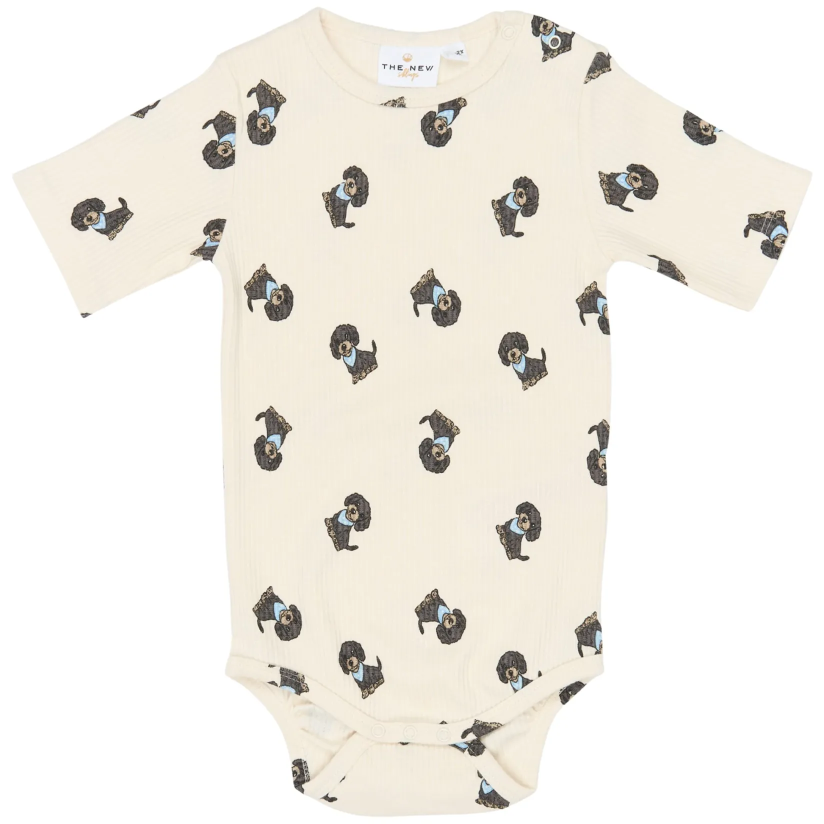 Tops>The New Sylvan Rib Bodysuit 6-24m Ivory