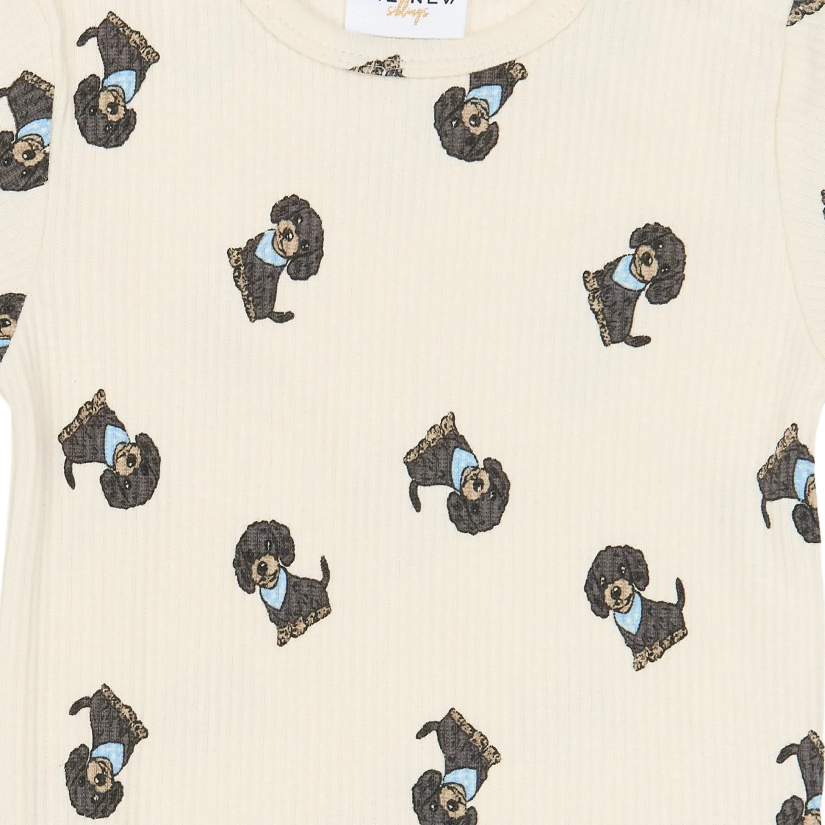 Tops>The New Sylvan Rib Bodysuit 6-24m Ivory