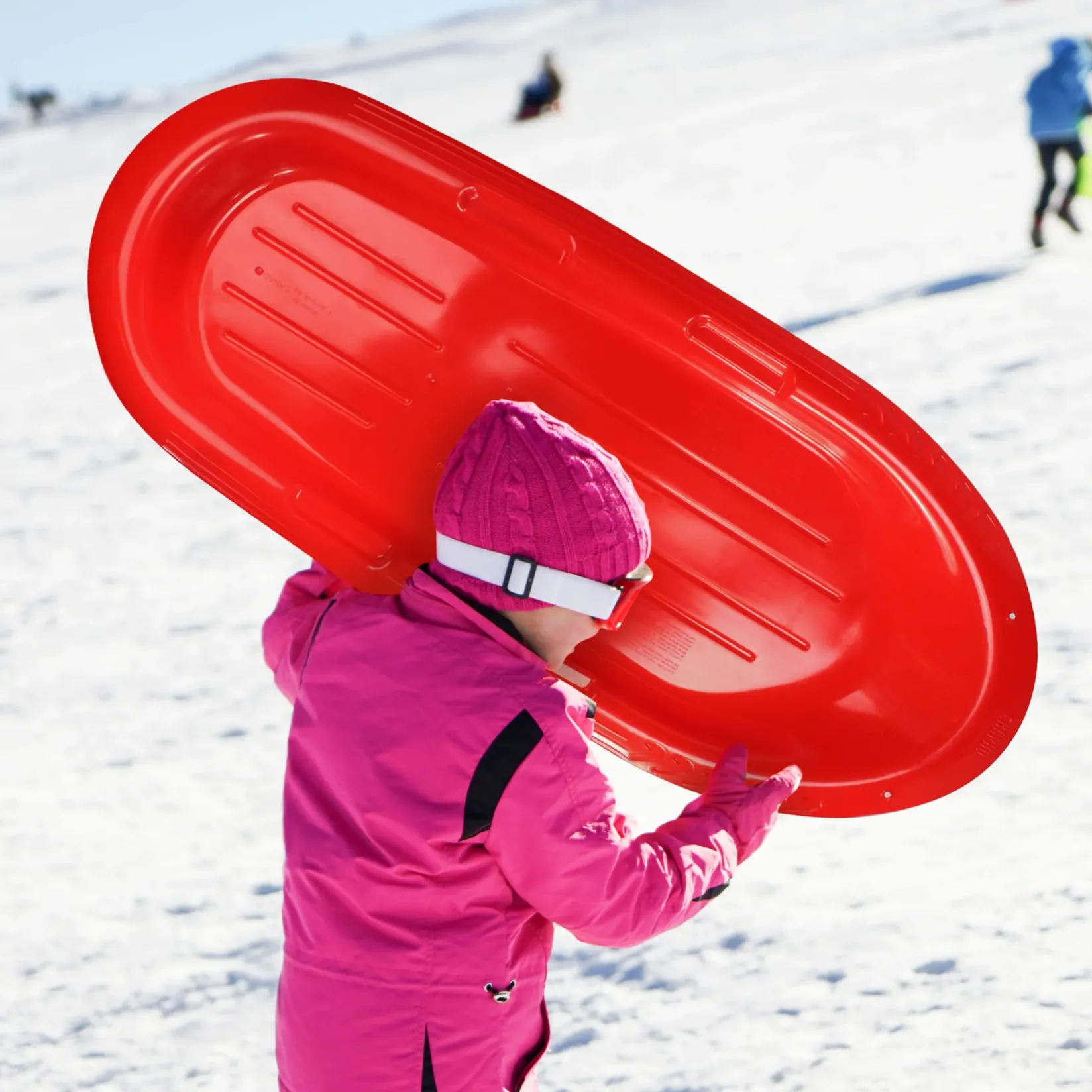 Winter Activities|Outdoors & Travel>Clement - Equipement T48 Manitou Red-48" Sled