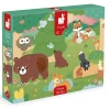 Hot Tactile Puzzle Forest Animal Kids Puzzles