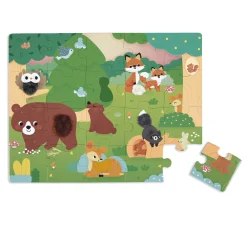 Hot Tactile Puzzle Forest Animal Kids Puzzles