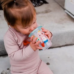 Sale Take & Toss CoComelon Sippy Cups 10oz (4) Kids Tableware|Plates & Placemats