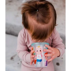 Sale Take & Toss CoComelon Sippy Cups 10oz (4) Kids Tableware|Plates & Placemats