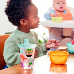 Sale Take & Toss CoComelon Sippy Cups 10oz (4) Kids Tableware|Plates & Placemats