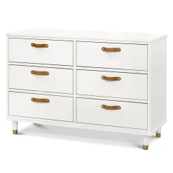 Sale Tanner 6-Drawer Dresser - Warm White Storage Furniture