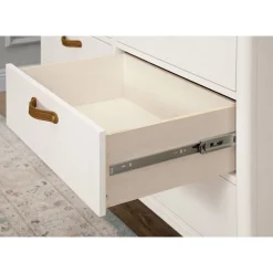 Sale Tanner 6-Drawer Dresser - Warm White Storage Furniture