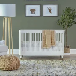 Outlet Tanner 3-in-1 Convertible Crib - Warm White Cribs & Mattresses|Cribs & Mattresses