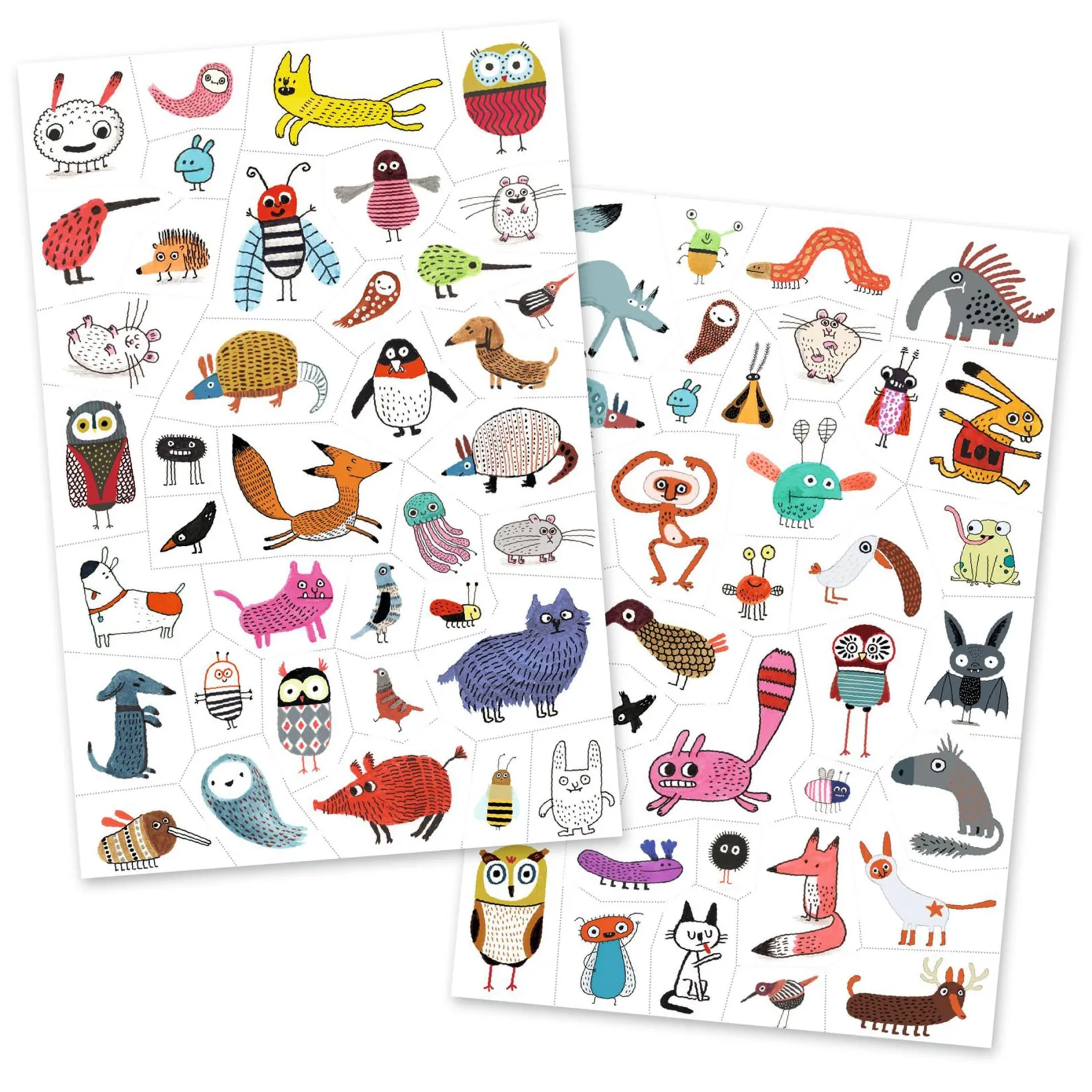 Temporary Tattoos|Diy & Activities>Djeco Tattoos - Little Critters