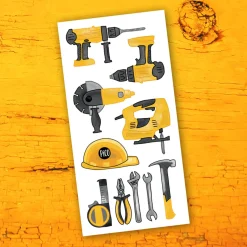 Temporary Tattoos|Diy & Activities>Pico Tatouages Tattoos Pico - Contruction Tools