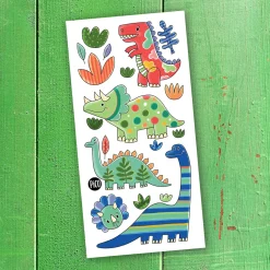 Temporary Tattoos|Diy & Activities>Pico Tatouages Tattoos Pico-colorful Dinos