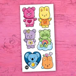 Temporary Tattoos|Diy & Activities>Pico Tatouages Tattoos Pico-Cuties Bears