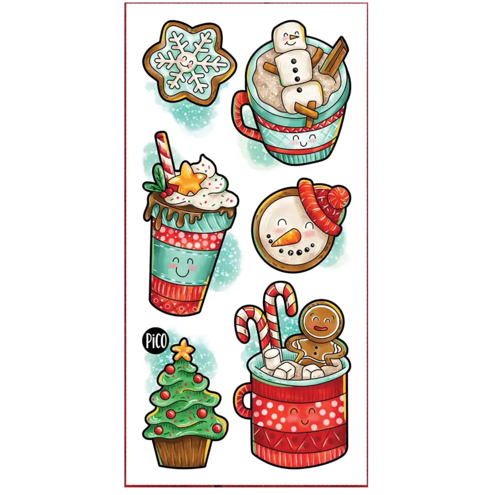 Hot Tattoos Pico-hot Chocolates Kids Temporary Tattoos|Diy & Activities