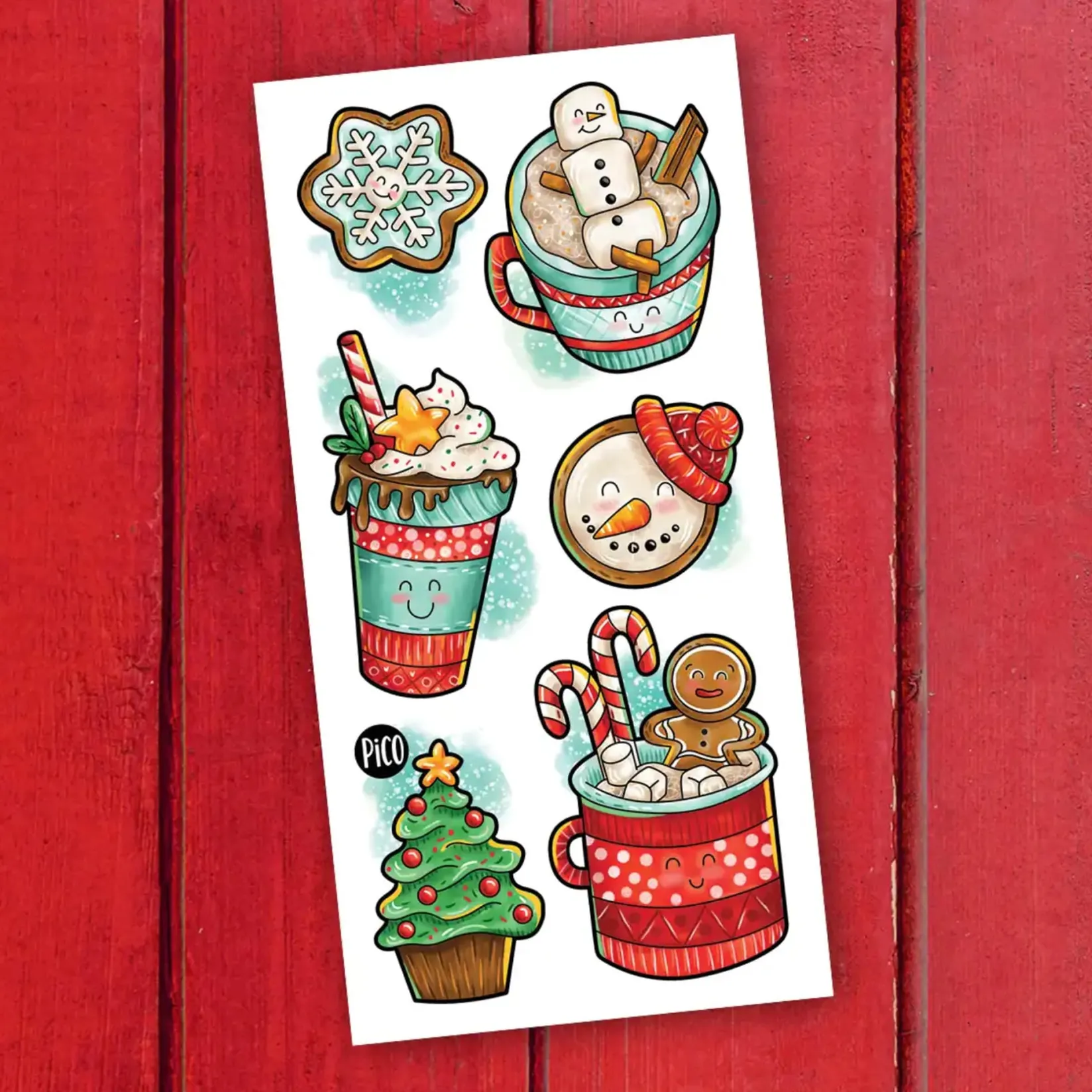 Hot Tattoos Pico-hot Chocolates Kids Temporary Tattoos|Diy & Activities