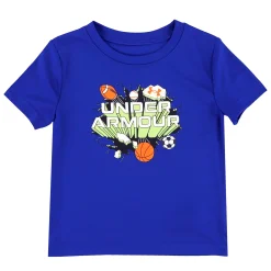 Sportswear|Tops>Under Armour Tech Sports Burst Ss 4-7 Bleu Royal