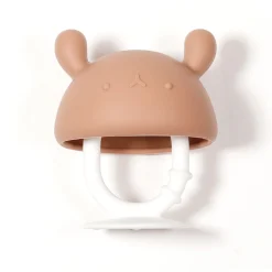 Teething Toys>Bulle Teether Toy Mushroom - Taupe