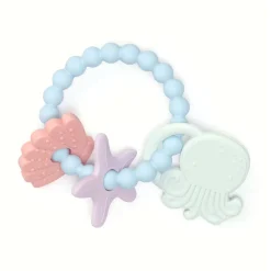 Teething Toys>Loulou Lollipop Teething Charms - Seashells