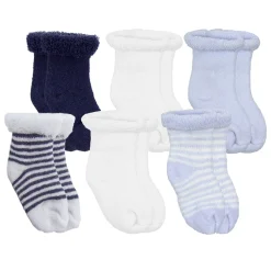 Online Terry Socks (6) Newborn- BOY Socks|Underwear & Socks