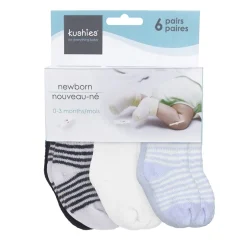 Online Terry Socks (6) Newborn- BOY Socks|Underwear & Socks