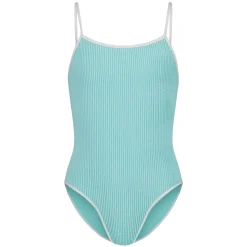 Swimsuits>Under Armour Textured 1pc Swimsuit 7-14y Turquoise