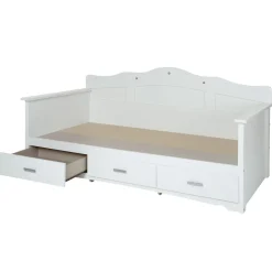 Outlet Tiara Twin Daybed with Storage - Pure White Twin, Full & Queen Beds