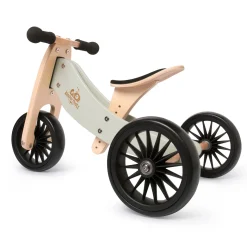 Bikes And Accessories|Bikes & Scooters>Kinderfeets Tiny Tot Balance Bike Plus 2 in 1 - Silver Sage