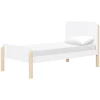 Discount TipToe Twin Bed - White and Washed Natural Twin, Full & Queen Beds
