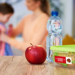 Hot Étiquettes allergie - Noix Kids Allergy Stickers|Personalized Name Labels