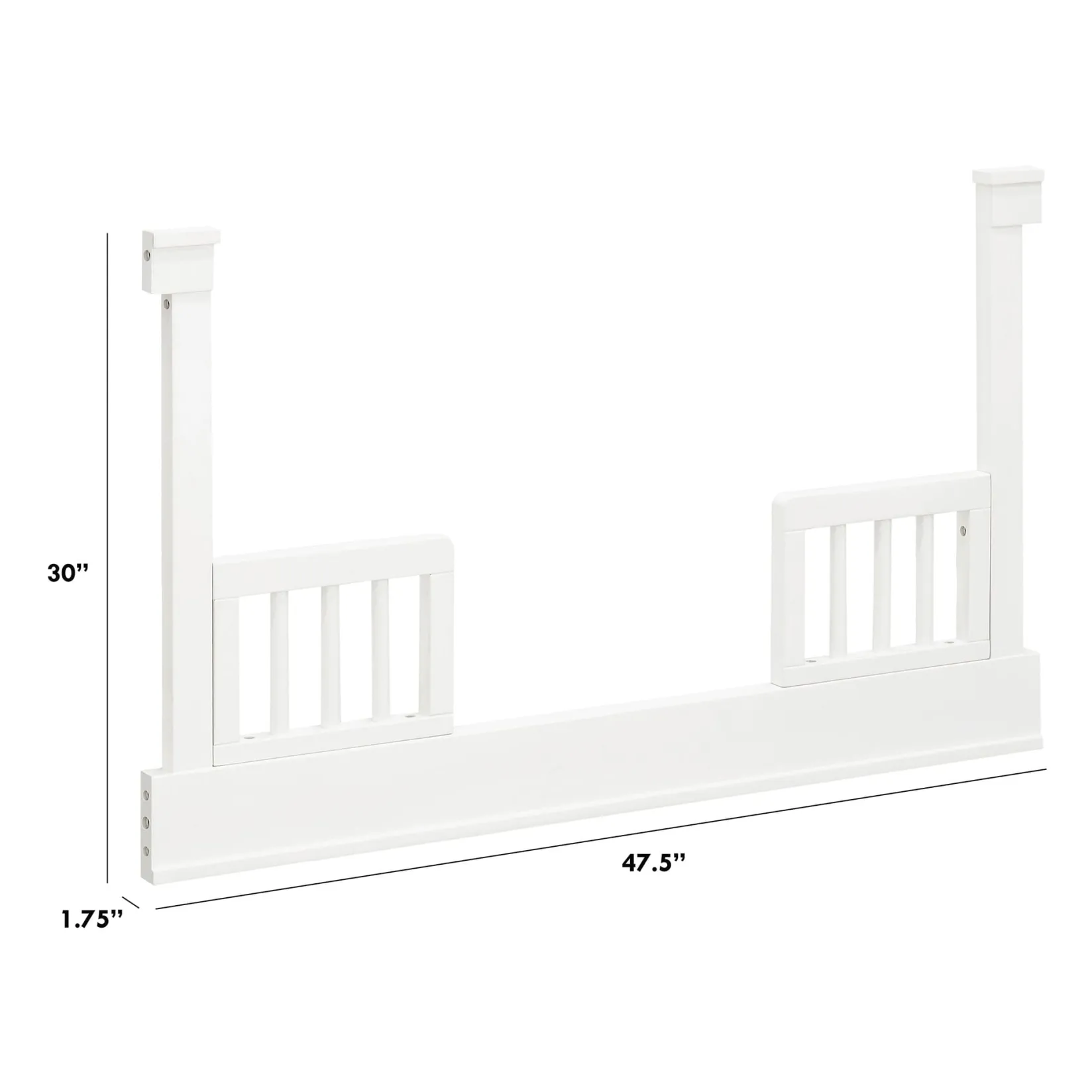 Toddler Rails|Cribs & Mattresses>Million Dollar Baby Toddler Bed Conversion Kit - Warm White