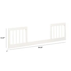 Hot Toddler Bed Conversion Kit - Warm White Toddler Rails|Cribs & Mattresses