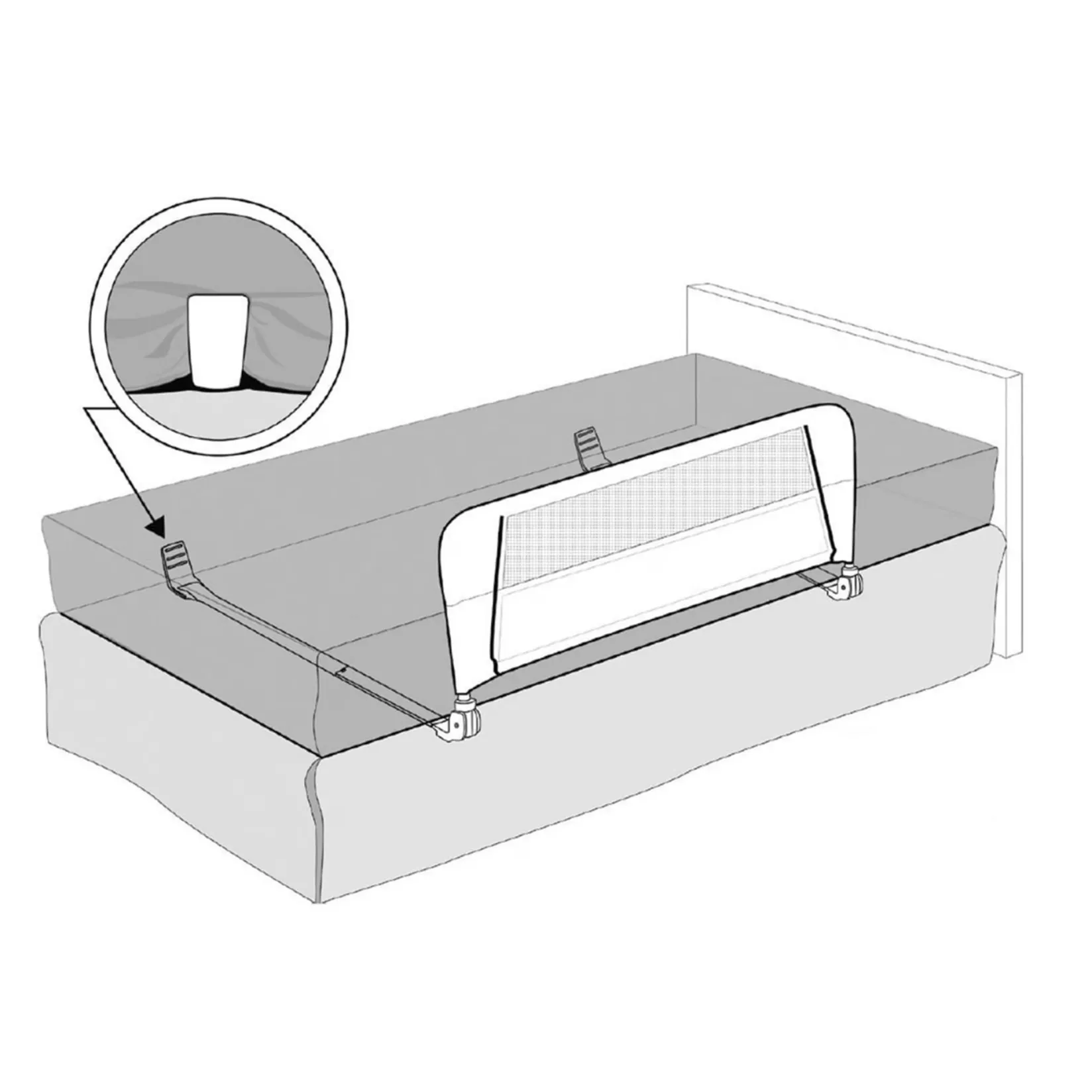 Best Toddler Safety Bed Rail - Grey Gates & Safety
