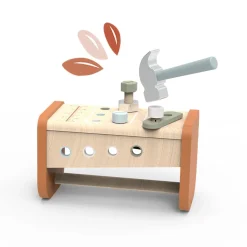 Pretend Play & Imitation|Wooden Toys>Speedy Monkey Tool Box Workbench