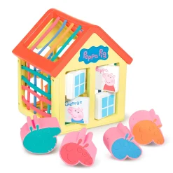 Best Toomies Peppa’s Activity House - Activity Center with Shape Sorting and Color Matching Games Kids Puzzles