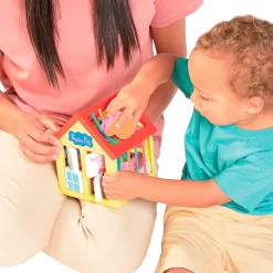 Best Toomies Peppa’s Activity House - Activity Center with Shape Sorting and Color Matching Games Kids Puzzles