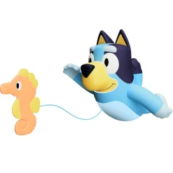 Clearance Toomies Swimming Bluey Bath Toy with Seahorse Bath Toys|Bath Accessories