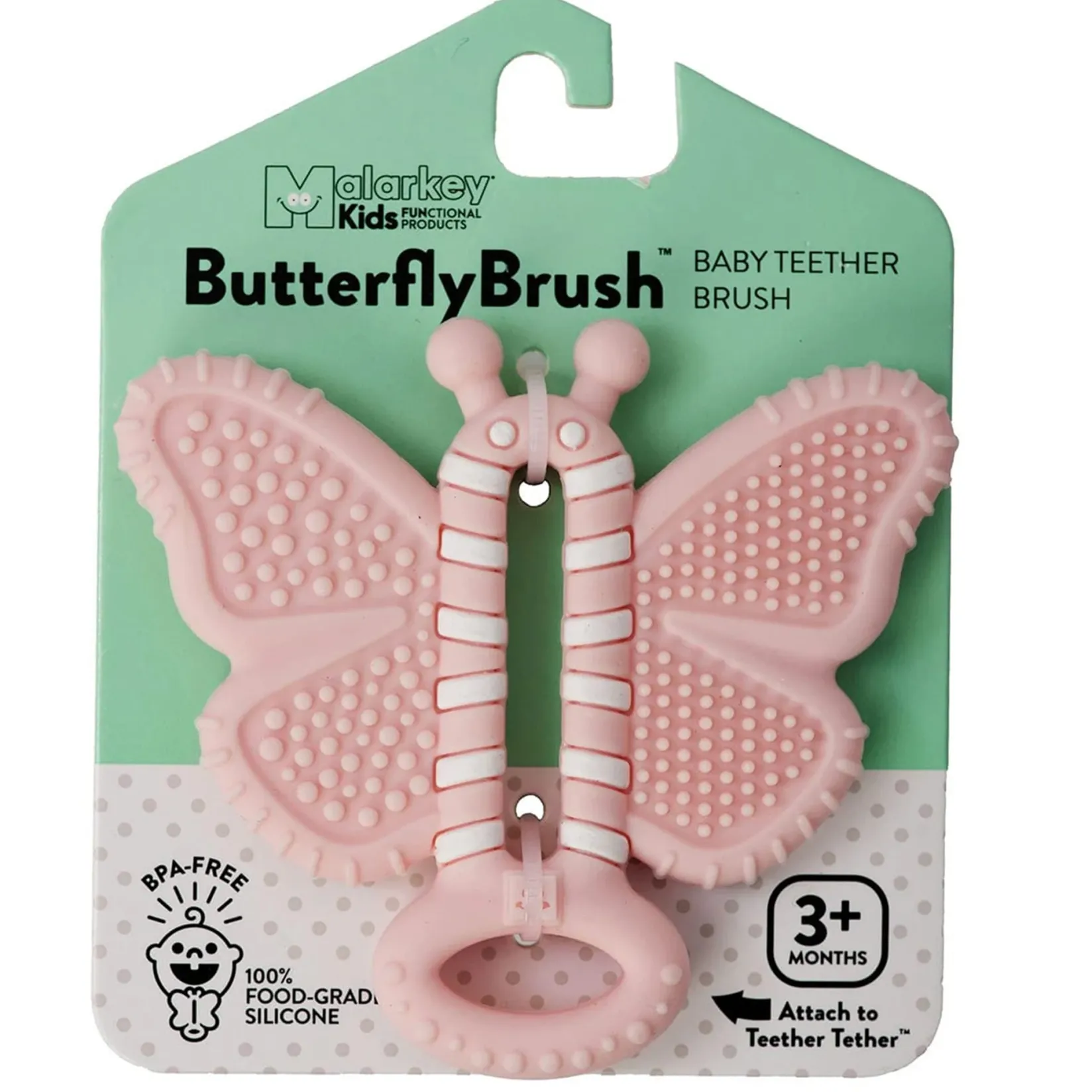 Teething Toys>Munch Mitt Toothbrush Teether - Butterfly