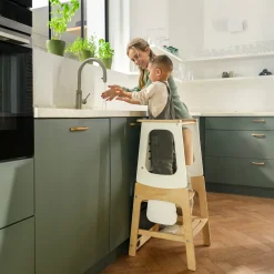 Toucan 3-In-1 Learning Tower - Natural White Learning Towers & Step Stools