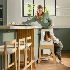 Toucan 3-In-1 Learning Tower - Natural White Learning Towers & Step Stools