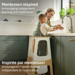 Toucan 3-In-1 Learning Tower - Natural White Learning Towers & Step Stools