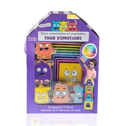 Educational & Sensory>FDMT Tour d'Émotions Blocs Emboîtables et Empilables