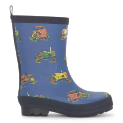 Rain Boots>Hatley Tractors Rain Boots 5-2 Navy